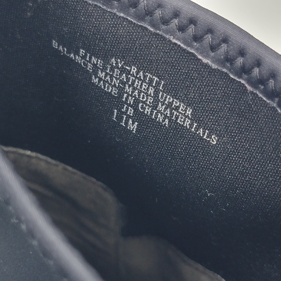 Adrienne Vittadini Leather Ratti Stretch Booties, Black, Like New, Size 11 - Picture 7 of 9